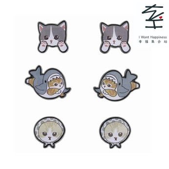 💢已售罄💢 Mofumofu Store 鯊魚貓耳環套裝
